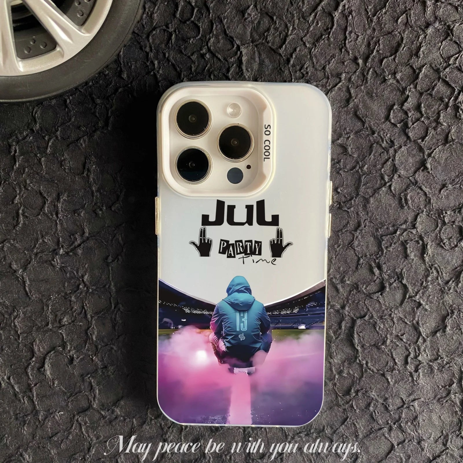 Coque Jul Electroplate iPhone XS / XR / 13 Mini / 15 Plus / 16 Pro Max – Design unique impression UV