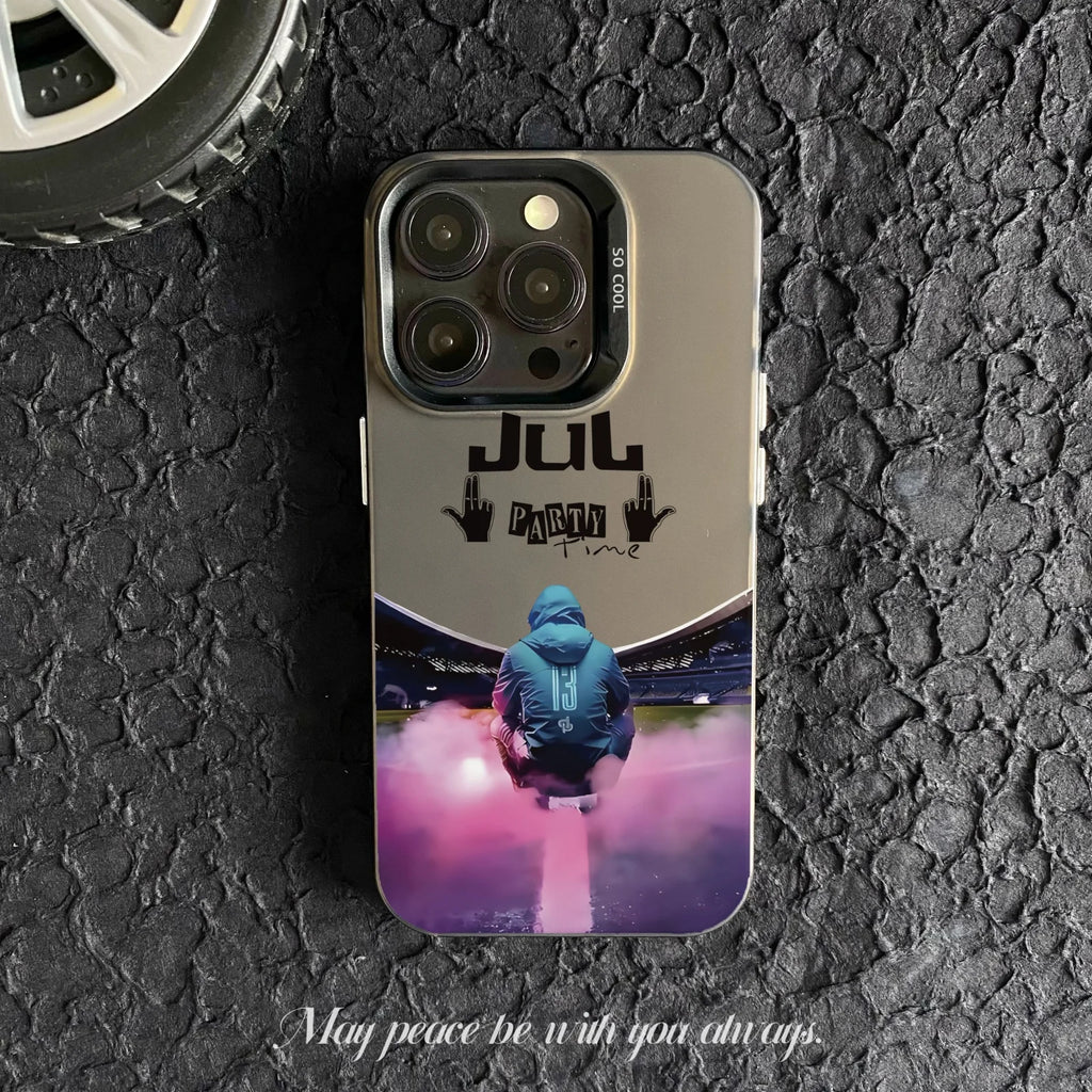 Coque Jul Electroplate iPhone XS / XR / 13 Mini / 15 Plus / 16 Pro Max – Design unique impression UV
