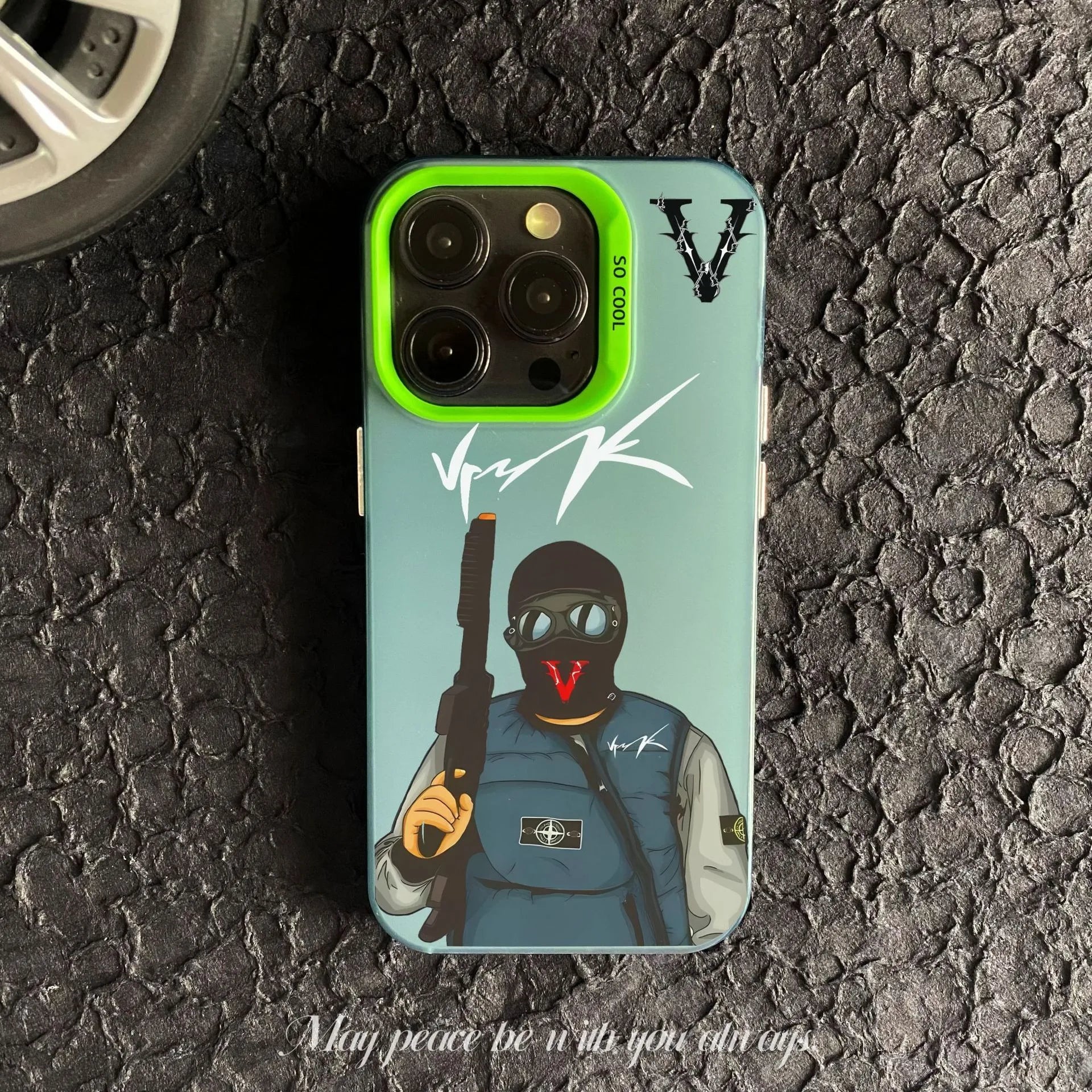 Coque Vrunk iPhone 7 / 8 / XS / XR / 11 / 12 / 13 / 14 / 15 / 16 Pro Max – Design luxe multicolore