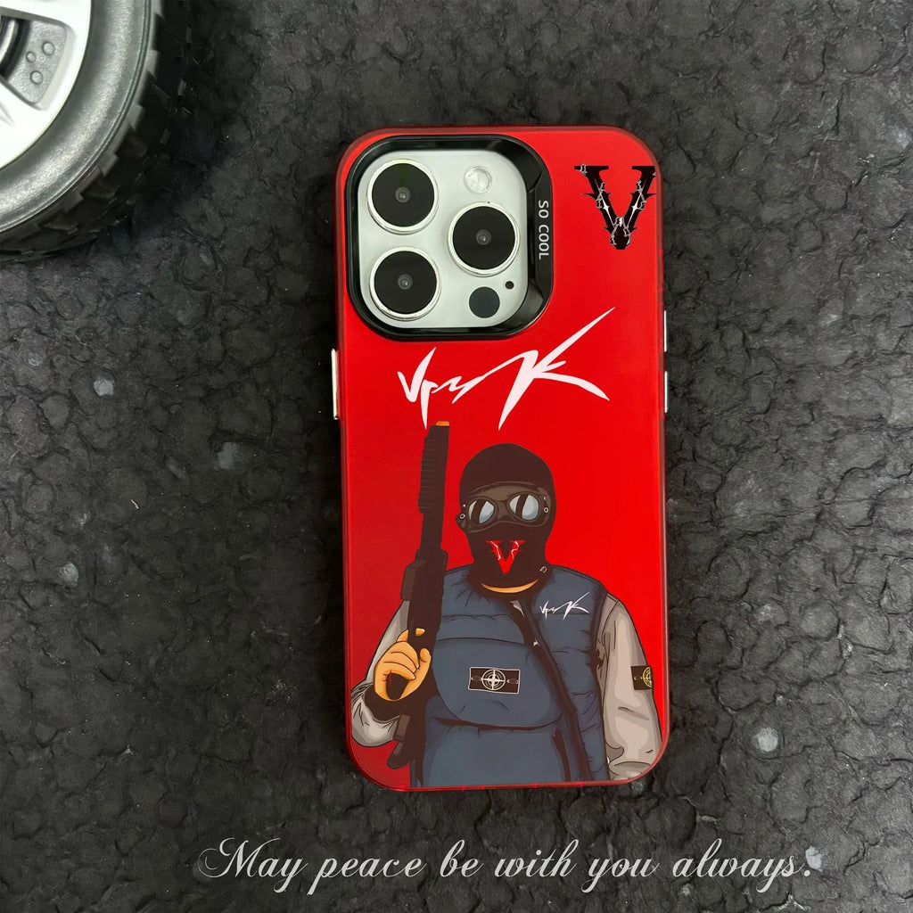 Coque Vrunk iPhone 7 / 8 / XS / XR / 11 / 12 / 13 / 14 / 15 / 16 Pro Max – Design luxe multicolore