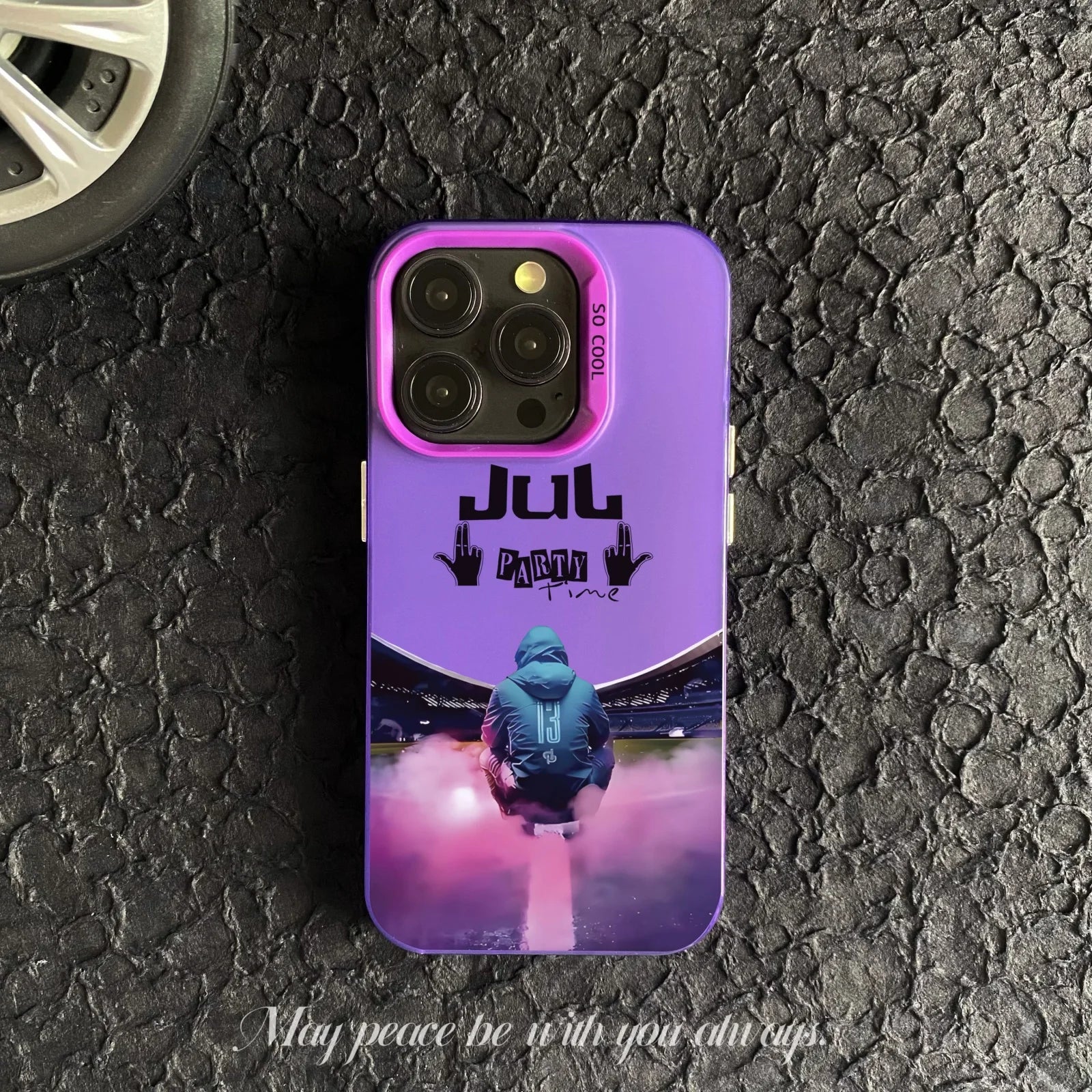 Coque Jul Electroplate iPhone XS / XR / 13 Mini / 15 Plus / 16 Pro Max – Design unique impression UV