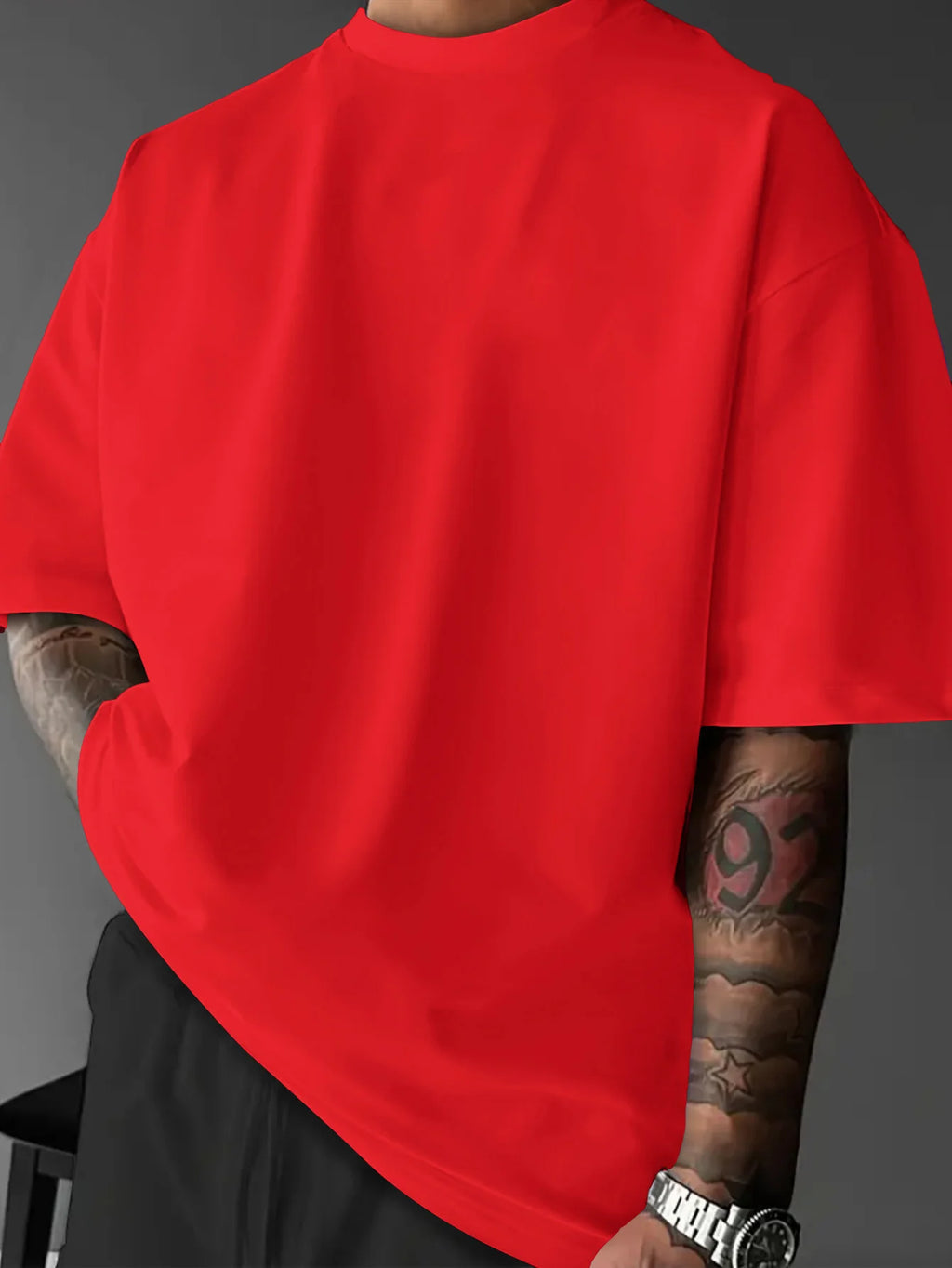 T-shirt pour homme, coupe décontractée, idéal pour la saison estivale