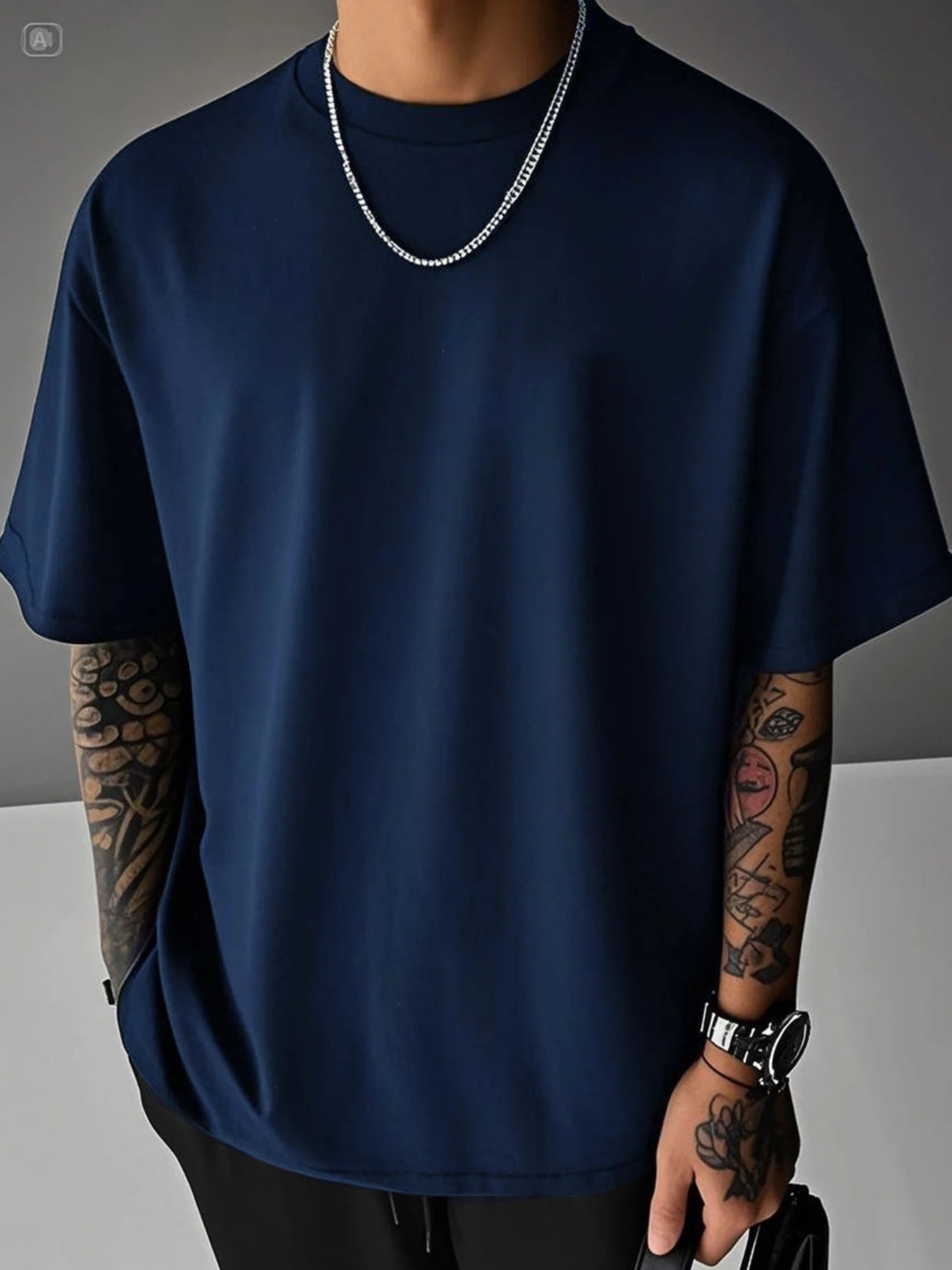 T-shirt pour homme, coupe décontractée, idéal pour la saison estivale