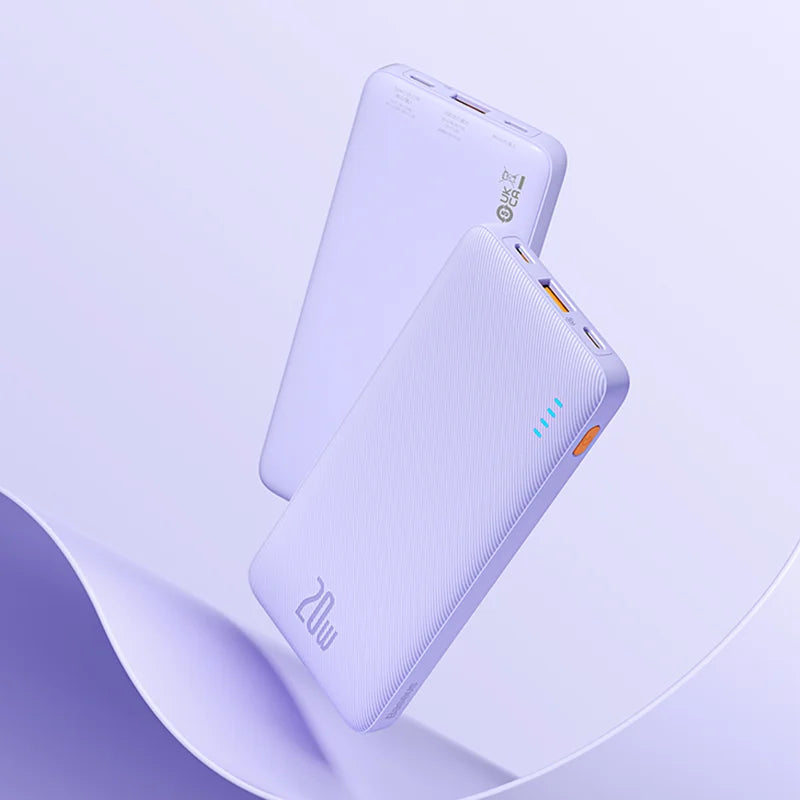 Baseus Airpow 20W – Batterie externe charge rapide USB-C & USB-A 10000mAh
