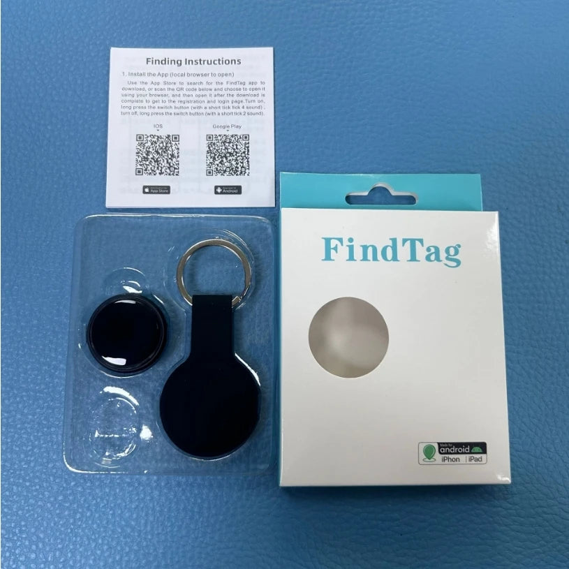 Traceur GPS Bluetooth Smart Tag – Compatible Android & iOS, localisation en temps réel