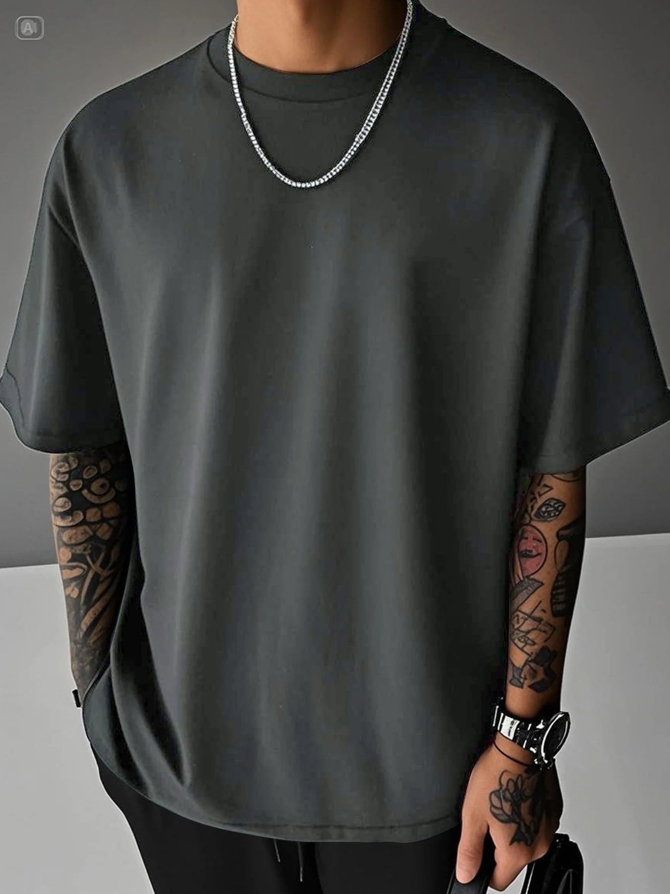 T-shirt pour homme, coupe décontractée, idéal pour la saison estivale