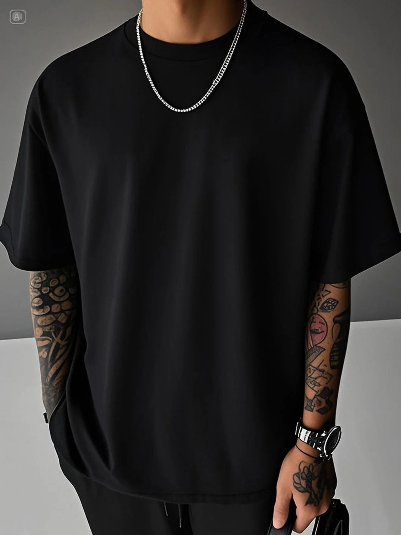 T-shirt pour homme, coupe décontractée, idéal pour la saison estivale